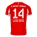 Bayern Munich Luis Diaz #14 Hjemmedrakt 2025-26 Korte ermer